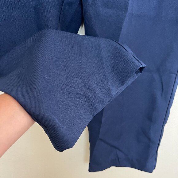 Karen Scott Women Plus Pull on Comfort Pants Stretch 3X Navy Elasticized Waist - Picture 7 of 8